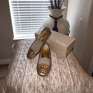 Michael Kors Fulton Flat Gold